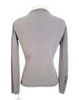 Romfh V-Neck Sweater in Grey - Women's Small
