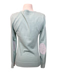 Essex Classics 'Trey' V-Neck Sweater in Mint