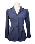 Charles Ancona Custom Show Jacket in Navy/Blue Satin