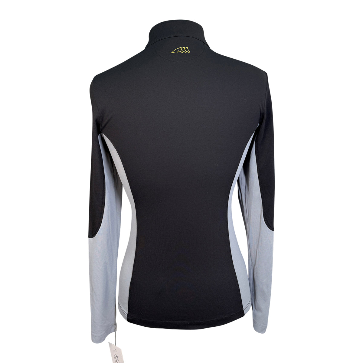 Equline 'Tempo Libero' Long Sleeve Training Polo in Stone/Black