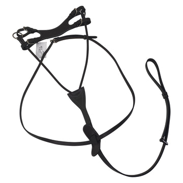 ExionPro Running Martingale with Round Elastic Fork in Brown