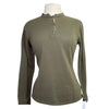 Callidae Long Sleeve Polo in Olive - Women's Large