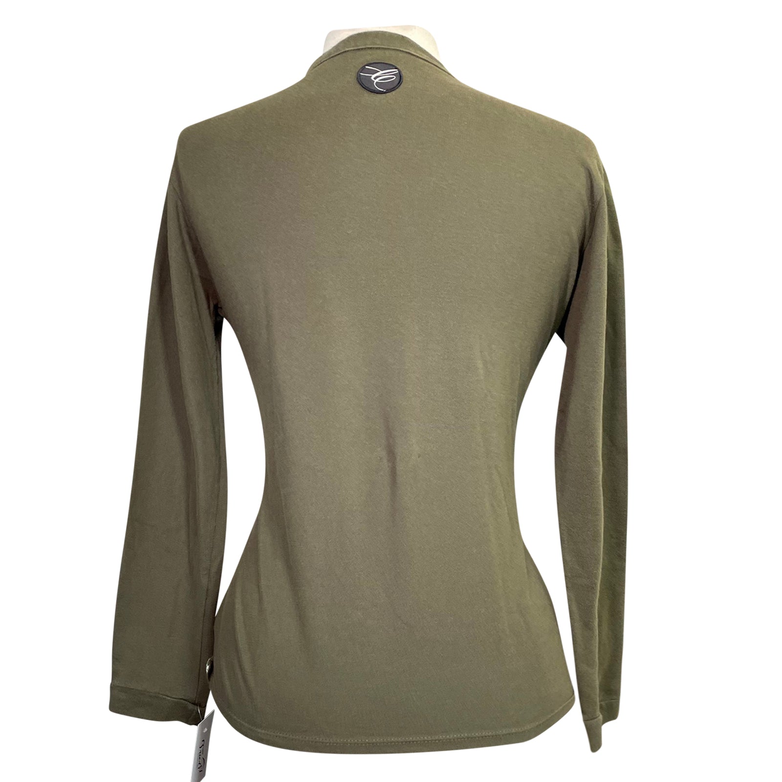 Callidae Long Sleeve Polo in Olive 