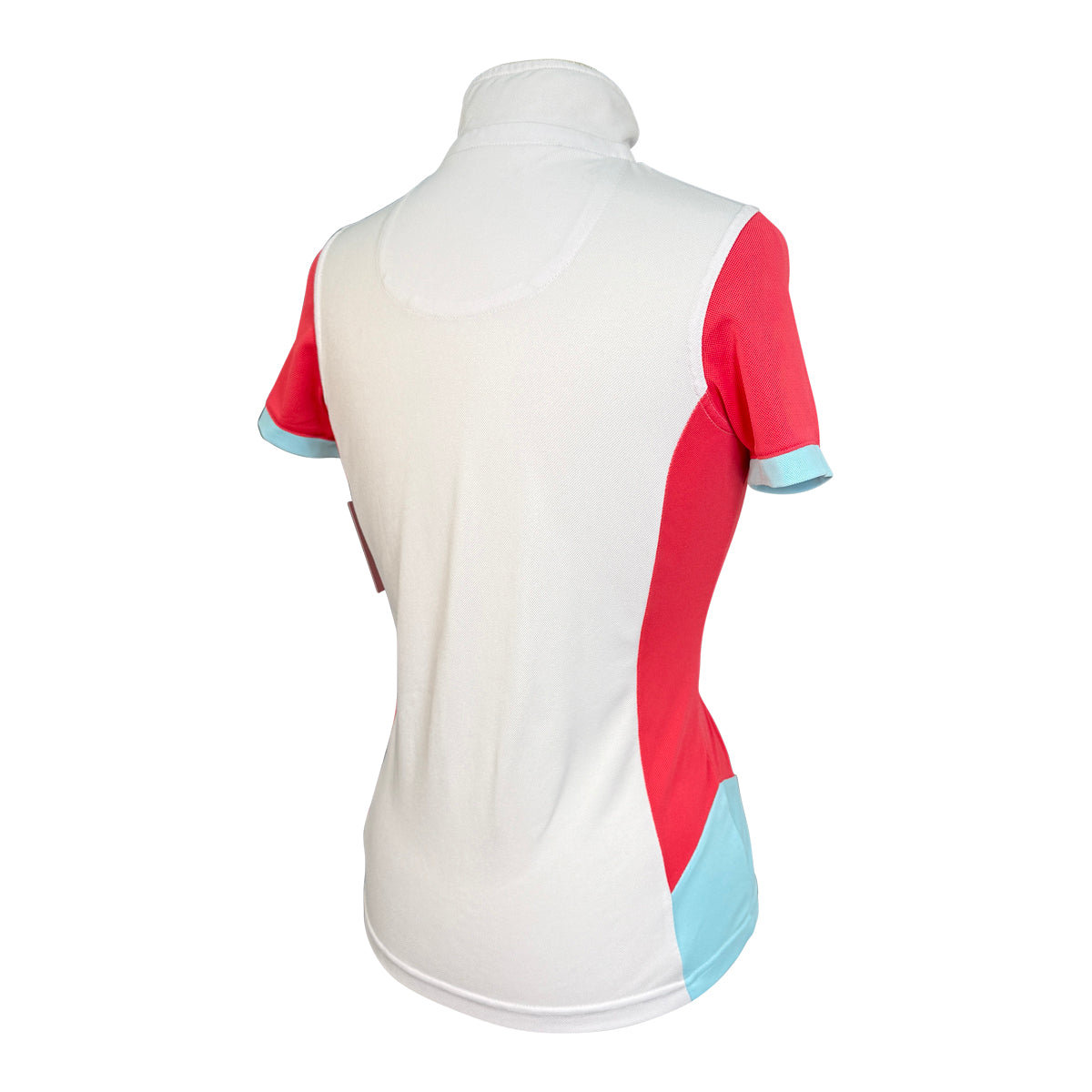Horseware Newmarket 1/4 Zip Shirt in White/Pink