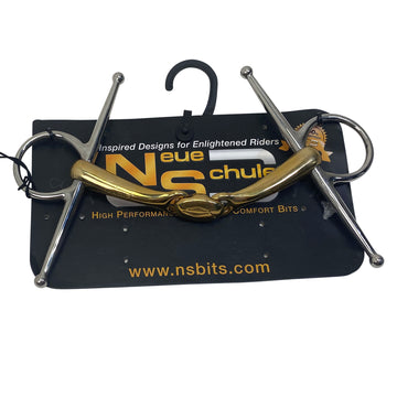 Neue Schule Turtle Top Full Cheek Bit in Salox Gold/ Stainless