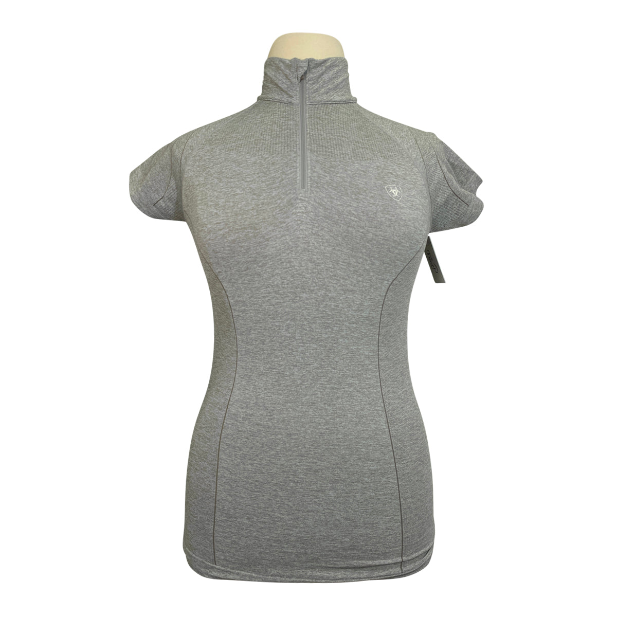 Ariat TEK Heat Series Polo Shirt in Heather Grey - Women's Medium