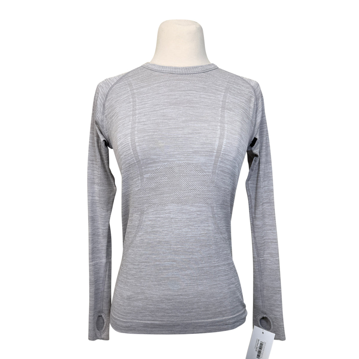 TKEQ The 'Kennedy' Seamless Long Sleeve in Heather Grey