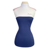 Kingsland 'Lia' Sleeveless Show Shirt in Navy/Blush/White - Women's Small
