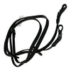 Rubber Lined Reins in Black - Full