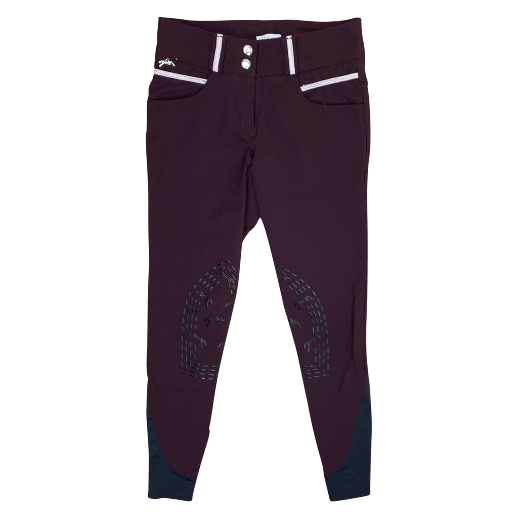 Pénélope Leprevost Collection 'FUN' Breeches in Plum - Women's FR 34 (US 24)