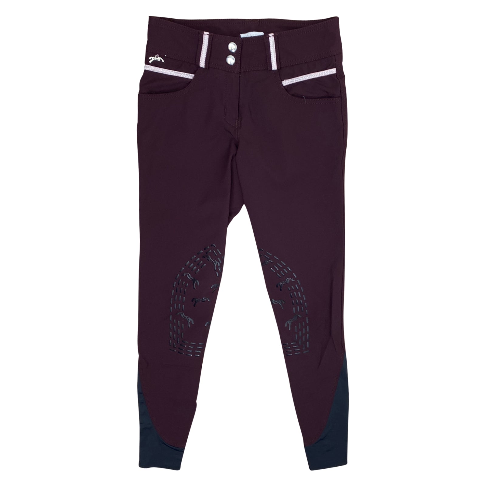 Pénélope Leprevost Collection 'FUN' Breeches in Plum - Women's FR 34 (US 24)