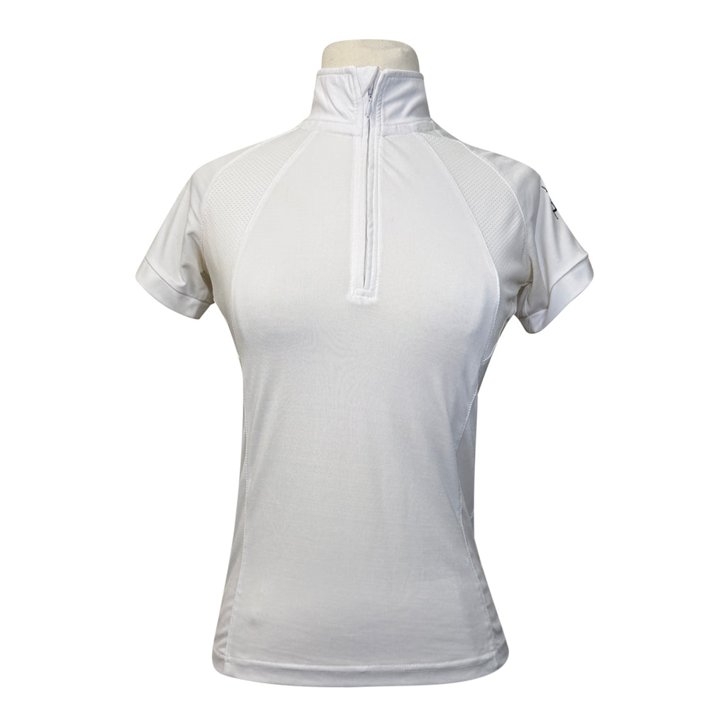 AA Platinum Perforated Training Shirt in White