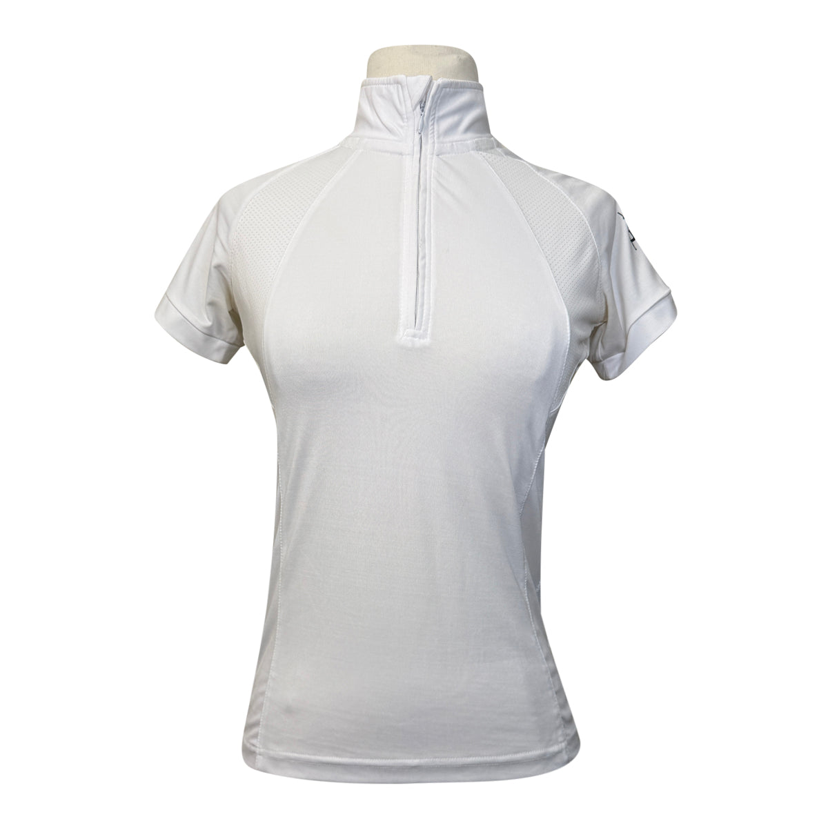 AA Platinum Perforated Training Shirt in White