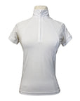 AA Platinum Perforated Training Shirt in White