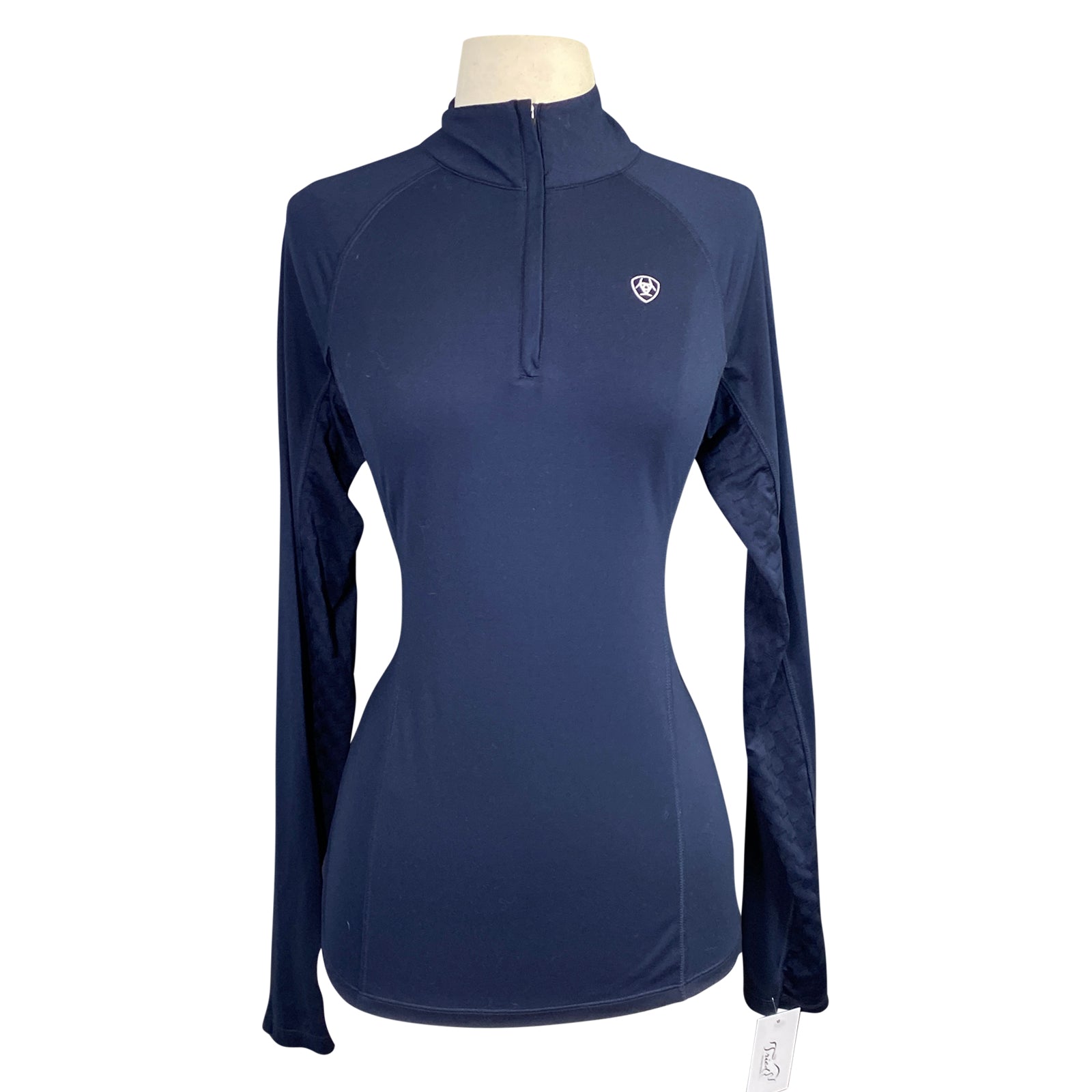 Front of Ariat Tek Cold Series 'Lowell' 2.0 Baselayer in Navy