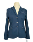 Samshield 'Victorine' Crystal Fabric Competition Jacket in Navy - Women's FR 44 (US 14)