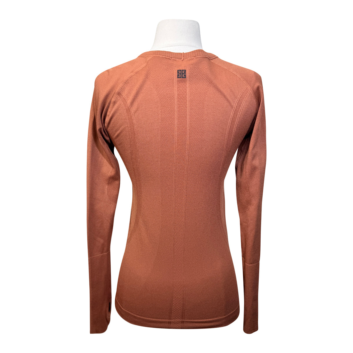 Euphoric Equestrian 'Malibu' Long Sleeve Top in Rust