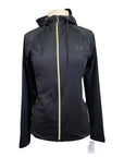 Back on Track 'Alissa' P4G Therapeutic Hooded Jacket in Black w/Gold Accents