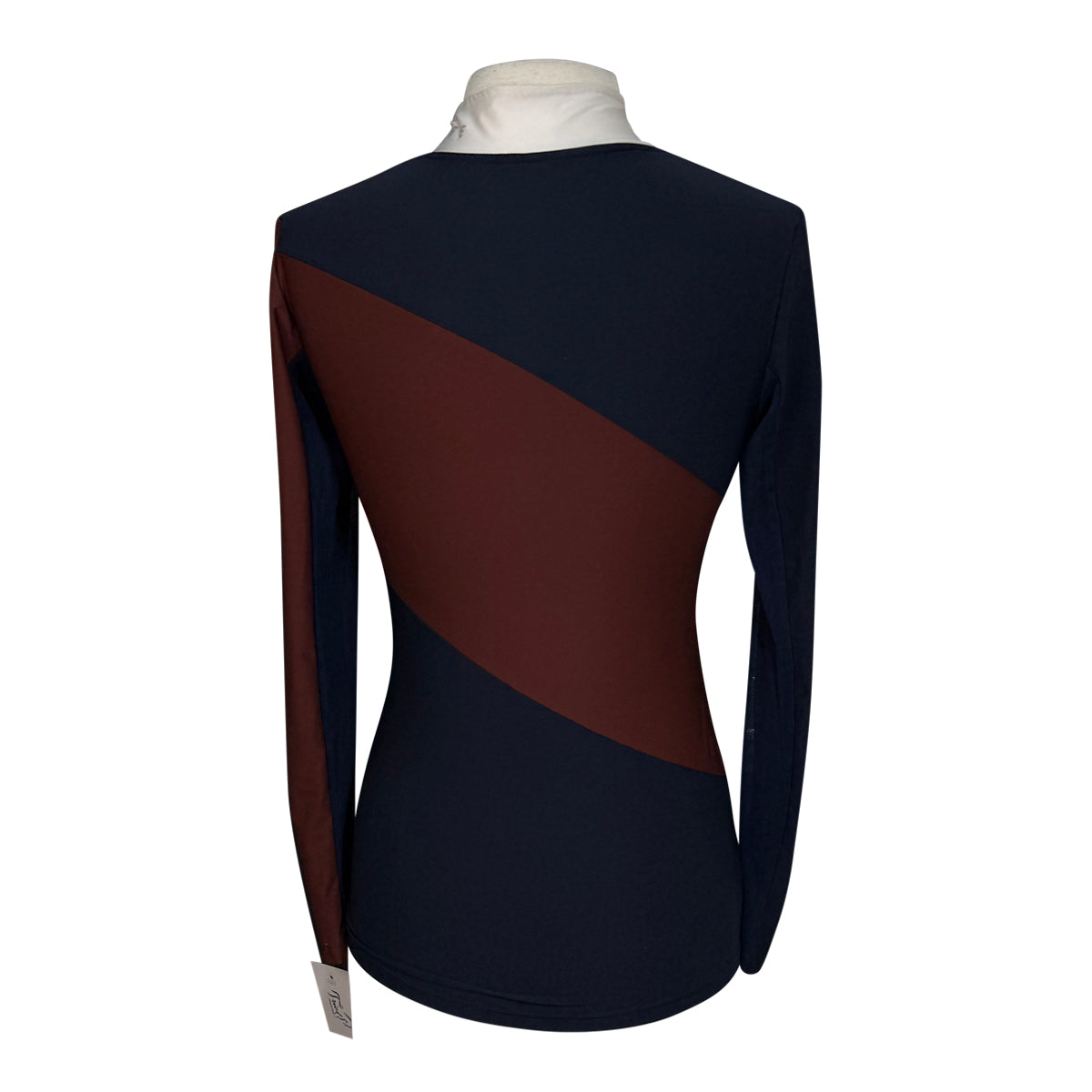 Criniēre 'Sophie' Schooling Top in Navy/Burgundy