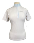 Pikeur Crystal Competition Shirt in White in White