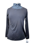 CALLIDAE The Practice Shirt in Navy/Leaves