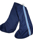 Dover Saddlery Two-Piece Boot Bag in Navy/Light Blue