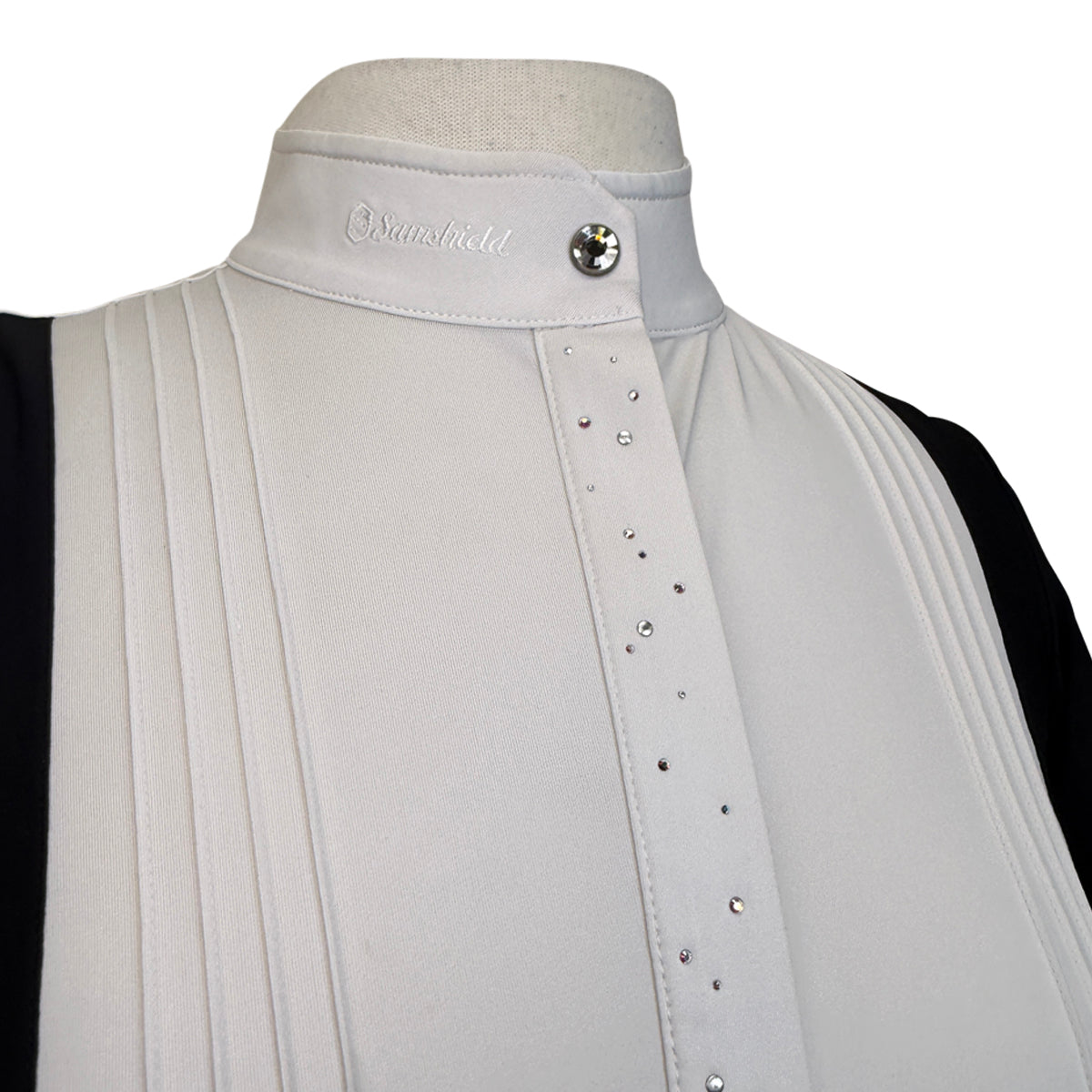 Samshield 'Georgia' Short Sleeve Competition Shirt in Black/White