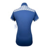 R.J. Classics Maya 37.5 Short Sleeve Training Shirt in Deep Blue/Horse Garden