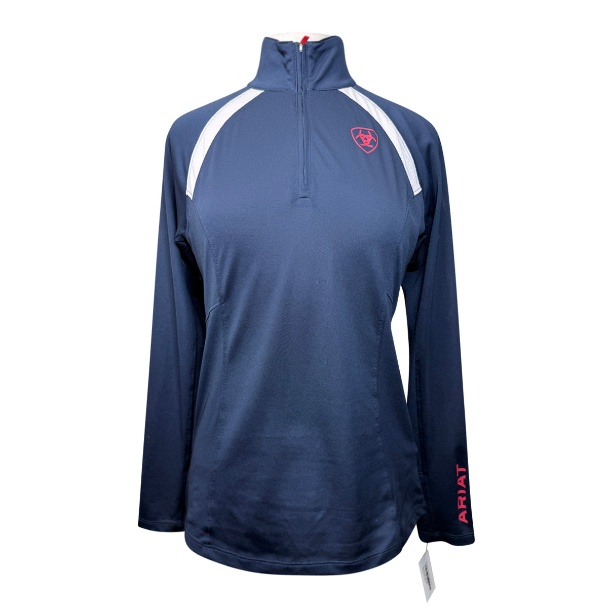 Ariat 'Sunstopper Team 2.0' Baselayer in Navy/White
