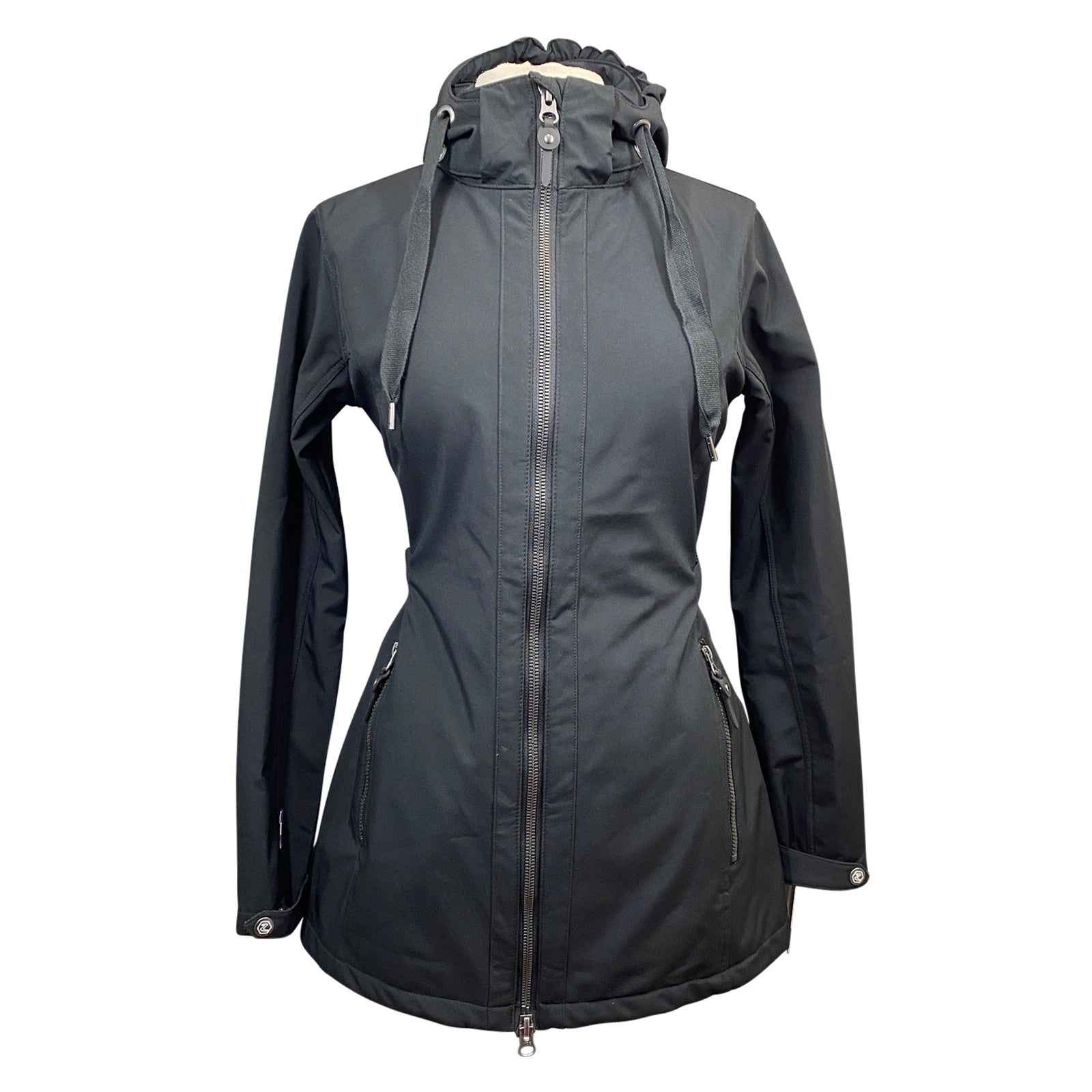 Horze 'Freya' Long Softshell Jacket in Black - Women's Large