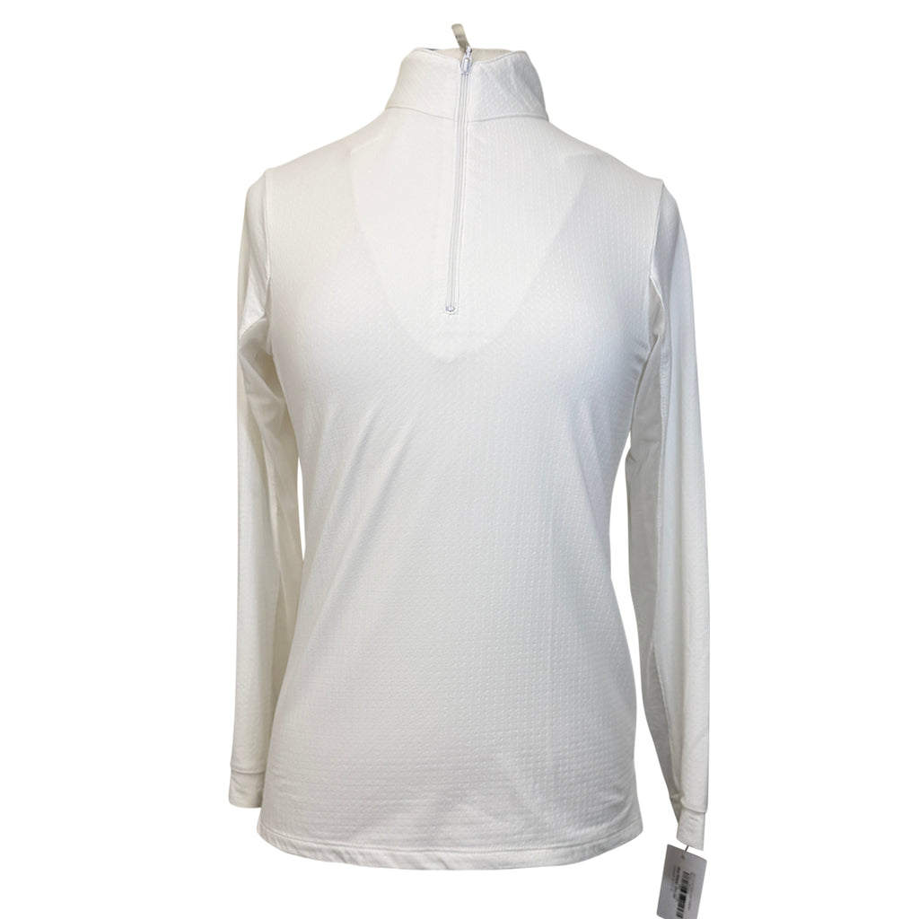 EIS 1/4 Zip Base Layer in White - Women's Small