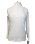 EIS 1/4 Zip Base Layer in White - Women's Small