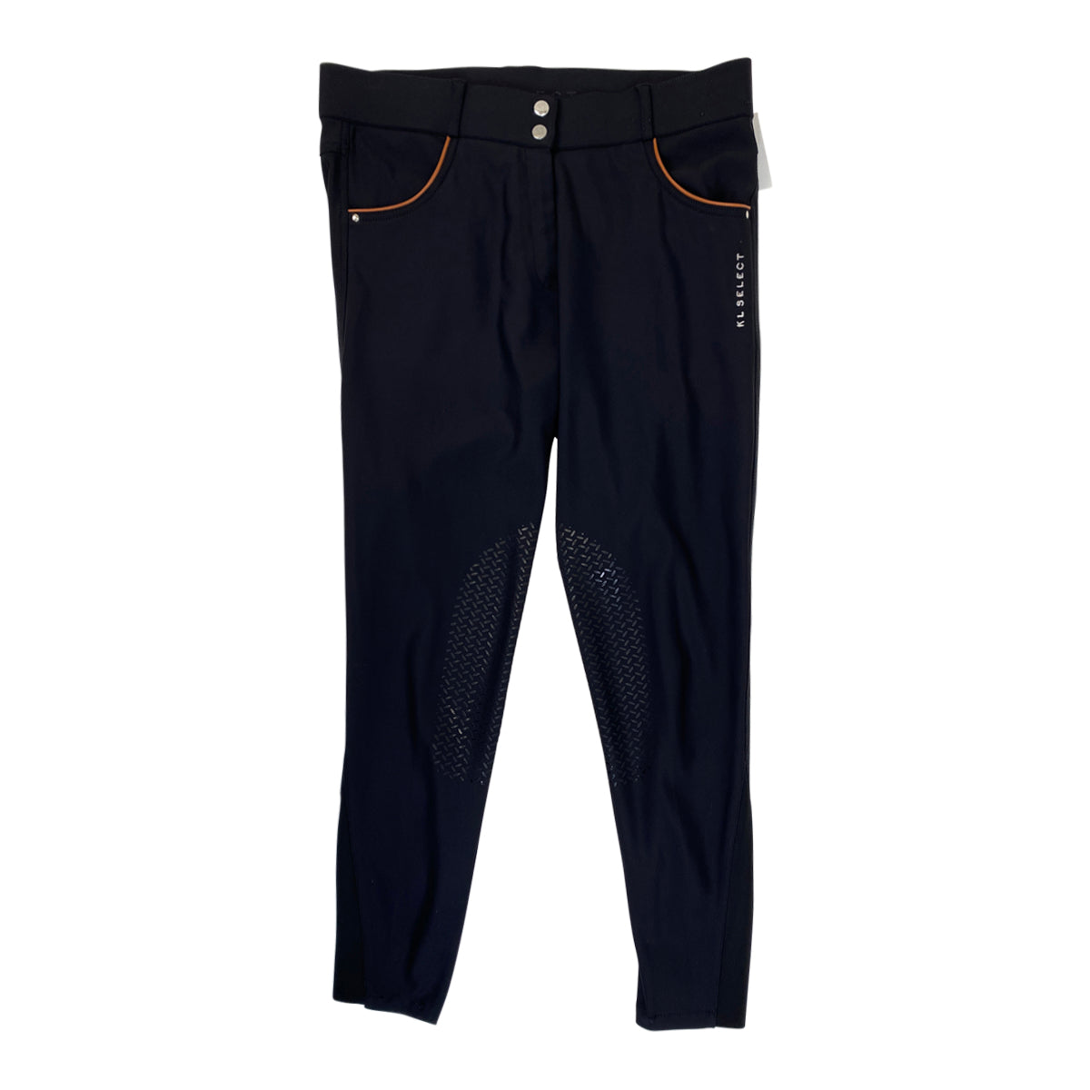 KL Select Gabrielle Knee Patch Breeches in Black - Women's 32R