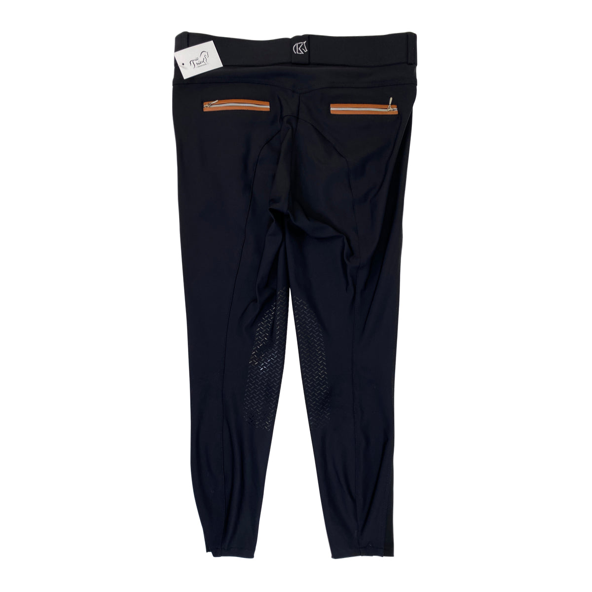 KL Select Gabrielle Knee Patch Breeches in Black - Women's 32R