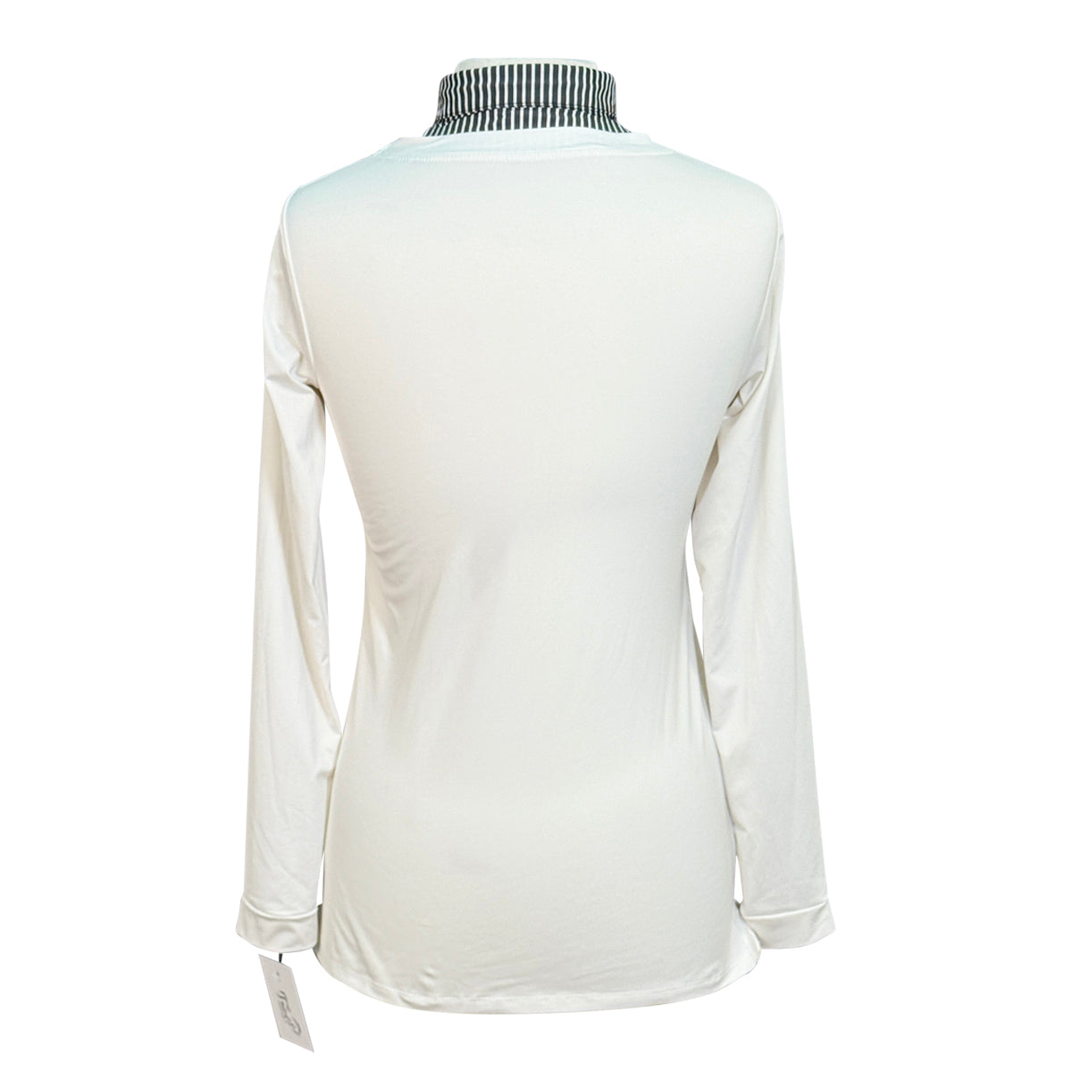 Callidae The Practice Shirt in White/Grey Stripes