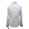 RJ Classics 'Maddie Jr' Long Sleeve Show Shirt in White/Pastel Tye Dye