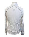 Chestnut Bay SkyCool® 'Liberty' Youth Long Sleeve Show Shirt in White/Butterflies