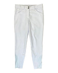 SmartPak 'Piper' Knit Mid-Rise Full Seat Breeches in White
