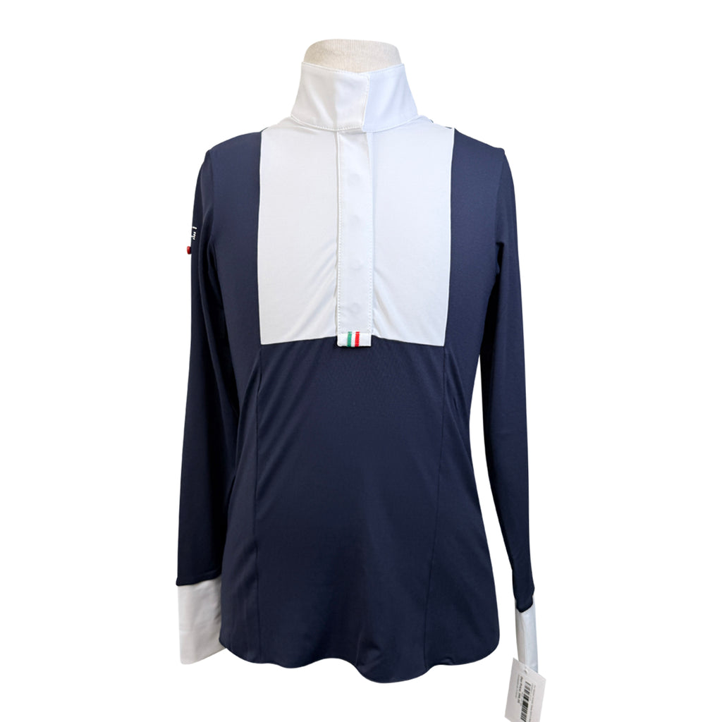 For Horses 'Ariella' Show Shirt in Navy