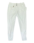 Pikeur 'Ciara Grip' Knee Grip Breeches in White - Women's EU 38 (US 26)