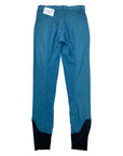 Back of Catago 'Inspire' Full Seat Breeches in Ocean Green