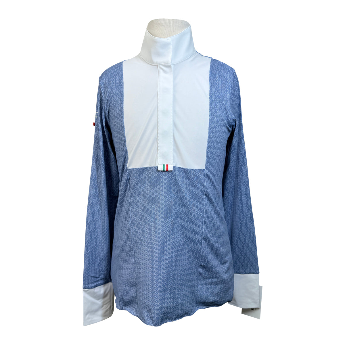 For Horses 'Ariella' Show Shirt in Steel Blue Bit