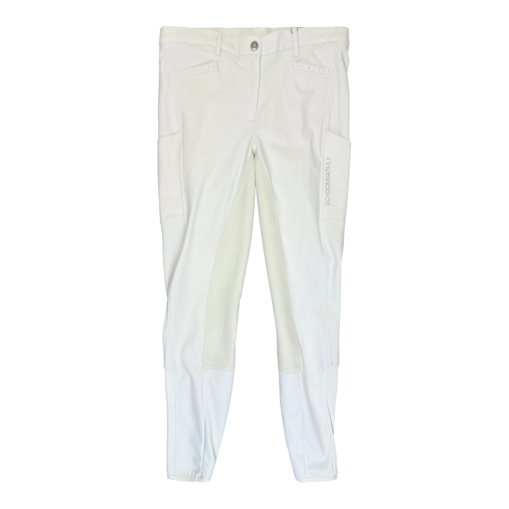 Schockemöhle Celine Full-Seat Breech in White