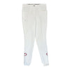 Cavalleria Toscana Kid's CT Logo Grip Breeches in White