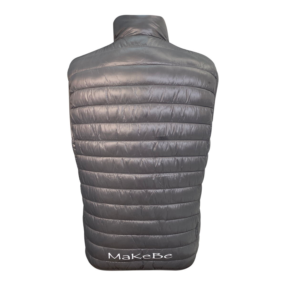 MakeBe Puffer Vest  in Steel Grey