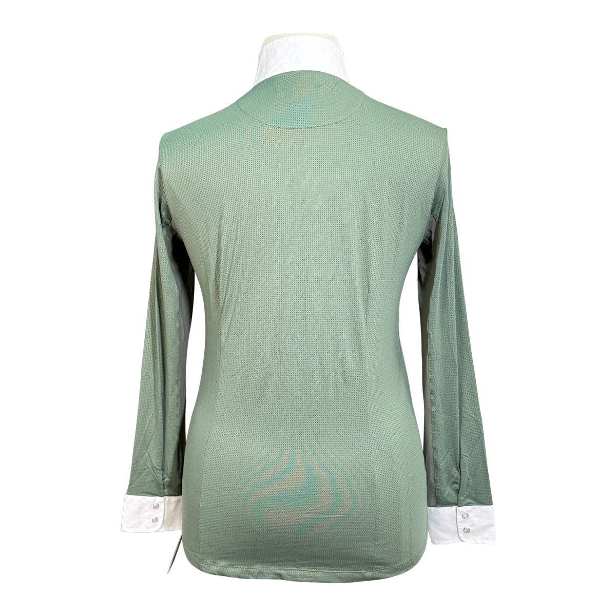 Essex Classics 'Luna Performance' Show Shirt in Green Paisley/Green 