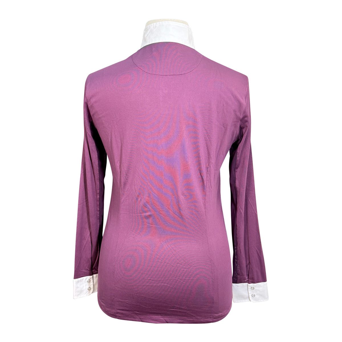 Essex Classics 'Luna Performance' Show Shirt in Stirrups/Plum