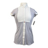For Horses 'Aria' Technical Show Shirt in Light Grey 