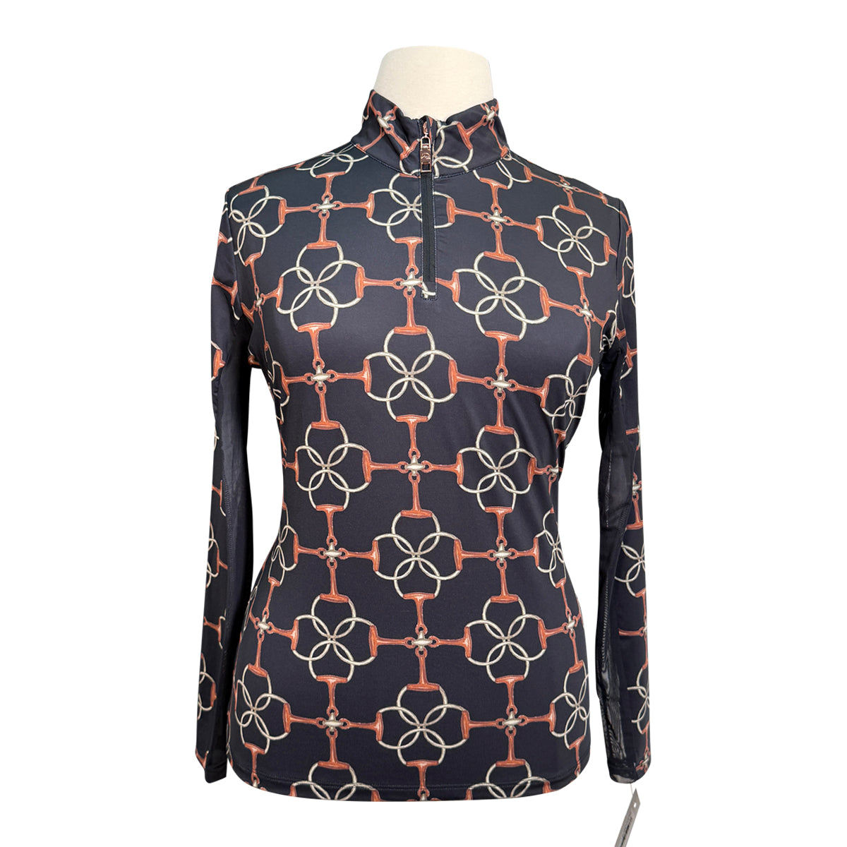 HKM 'Functional' Long Sleeve in Black w/ Brass Bits