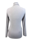 For Horses 'Gioconda' Long Sleeve Schooling Shirt in Steel Lavender 